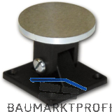 Haftmagnet-Gegenplatte, Gr. 06, schwenkbar, Platte 75 x 75 mm, Stahl verzinkt