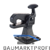 Torhalter 1307 mit Fanghaken f�r Bodenmontage, Temperguss schwarz lackiert