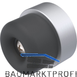 KWS Wandt�rpuffer 2006 � 35 mm, Aluminium silber eloxiert