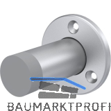 KWS Wandt�rpuffer 2009 � 55 mm, H�he 60 mm, Stahl silber lackiert