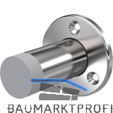 KWS Wandt�rpuffer 2011 � 55 mm, H�he 100 mm, Edelstahl poliert