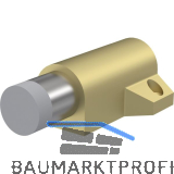 KWS Bodent�rpuffer 2014 gefederter Anschlagpuffer, Alu messingf�rbig eloxiert