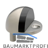 MARCHESI Bodent�rpuffer-Bodenplatte �45,Anschlagh�he 17mm,Edelstahl matt