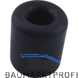 Wand-u. Bodent�rpuffer - � 30 mm, H�he 30 mm, Gummi schwarz