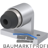 KWS Bodent�rpuffer 2021 gefederter Anschlagpuffer, Stahl silber lackiert