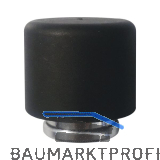 FSB Bodent�rpuffer 38 3880-01 - � 40 mm, H�he 32 mm, Gummi schwarz
