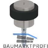 GRUNDMANN Bodent�rpuffer � 48 mm, H�he 38mm, Gummiring, Edelstahl sat.