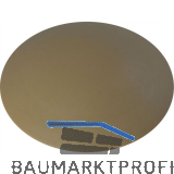 Wandt�rpuffer - � 60 mm, H�he 15 mm, Kunststoff beige
