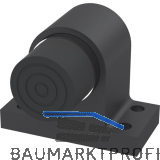 KWS Bodent�rpuffer 2024 gefederter Anschlagpuffer, Aluminium schwarz lackiert