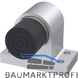 KWS Bodent�rpuffer 2024 gefederter Anschlagpuffer, Aluminium silber eloxiert