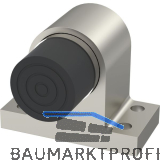 KWS Bodent�rpuffer 2024 gefederter Anschlagpuffer, Aluminium Edelstahl-Effekt