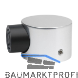 KWS Bodent�rpuffer - � 50 mm, H�he 35 mm, silber eloxiert
