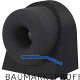 KWS Bodent�rpuffer 2028, 37x48x50mm, Aluminium schwarz lackiert