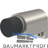 KWS Wandt�rpuffer 2049 gefederter Anschlagpuffer, Aluminium Edelstahl-Effekt