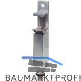 T�rfeststeller 1037 mit Bodenb�chse Hub 30 mm, Aluminium silber elox./ Edelstahl