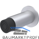 KWS Wandt�rpuffer 2064 gefederter Puffer, L�nge 80 mm, Aluminium silber eloxiert