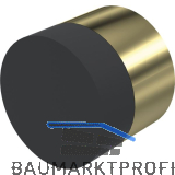 KWS Wandt�rpuffer 2068, � 30 mm, L�nge 25 mm, Messing poliert