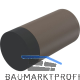 KWS Wandt�rpuffer 2073, � 30 mm, L�nge 120 mm, Aluminium dunkelbraun eloxiert