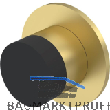 KWS Wandt�rpuffer 2069, � 30 mm, L�nge 28 mm, Aluminium messingf�rbig eloxiert