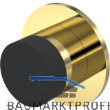 KWS Wandt�rpuffer 2069, � 30 mm, L�nge 28 mm, Messing poliert