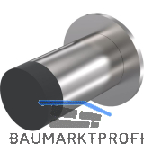 KWS Wandt�rpuffer 2074, � 30 mm, L�nge 60 mm, Edelstahl matt