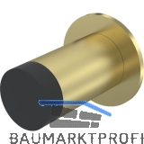 KWS Wandt�rpuffer 2076, � 30 mm, L�nge 100 mm, Aluminium messingf�rbig eloxiert