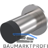 KWS Wandt�rpuffer 2076, � 30 mm, L�nge 100 mm, Edelstahl matt