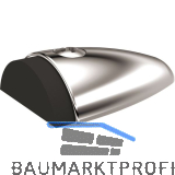 KWS Bodent�rpuffer 2090, 90 x 60 x 25mm, Messing vernickelt