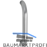 KWS T�rgriff 8758 - L 250 mm, LA. 225 mm, � 25 mm, silber eloxiert