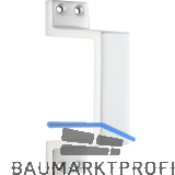 KWS Schiebetorgriff 5315 schr�g, 140 mm, Aluminium neusilber eloxiert