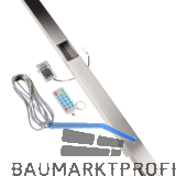 KWS T�rgriff 8536 gerade mit Fingerscanner BioKey Inside Mini X APP, Edelstahl