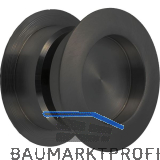 KWS Schiebet�rmuschelpaar 5251 rund, T�rst�rke 38-42 mm, Aluminium schwarz matt
