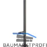 KWS Bodent�rpuffer auf Rohr 2920 gefedert, Edelstahl anthrazit beschichtet