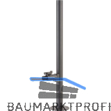 KWS T�rfeststeller 1920 gefedert, auf Rohr, Edelstahl anthrazit beschichtet