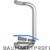 MARCHESI T�rgriff 4520 - gebogen, 382mm, LA. 350mm, Edelstahl matt