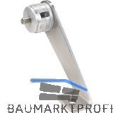 KWS Endst�tze WS2 schr�g 40�, f�r � 35mm, links, Edelstahl matt