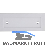 MARCHESI Schriftrahmen, 120 x 48 mm, Aluminium silber eloxiert