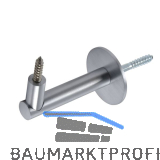 Handlauftr�ger Rosetten � 50 mm, Wandabstand 75 mm, Edelstahl verchromt