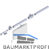 Schiebetorbeschlagset HELM 300 f�r Wandmontage, max. 200 kg, Stahl verzinkt