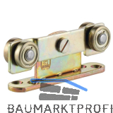 Rollapparat HELM 312 zweipaarig minimale Einbauh�he Stahl verzinkt gelb