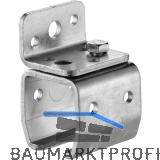 Wandbefestigungsmuffe HELM 401, Loch � 13 mm, M8 x 20, Edelstahl