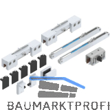 HELM GT-L 80 Beschlagset Glas 8-10,76 mm mit Einzugsd�mpfung silber eloxiert