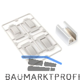 HAWA Junior GP/Ordena 70 Bodenf�hrung spielfrei Glas 8-12,7 mm verchromt matt