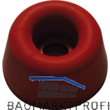 Gummipuffer � 20 mm, H�he 10 mm, Gummi rot