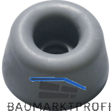 Gummipuffer � 20 mm, H�he 10 mm, Gummi grau