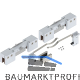 HELM GT-S 150 Beschlagset Glas 8-12,76mm ohne Laufschiene 150kg Edelstahl-Effekt