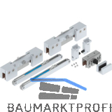 HELM GT-S 150 Beschlagset Glas 8-12,76 mm Einzugsd�mpfung 80kg silber eloxiert