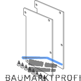 Abdeckungen stirnseitig HAWA-Frontslide f�r Wandbefestigung, ohne Distanz, Alu