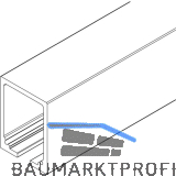 HAWA Junior 250 Laufschiene Deckenmontage L=6000 mm auf Ma� Alu farblos eloxiert