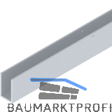 SOLIDO 100/HELM 140/GT-S 150 U-Blende auf Ma� L=6000 mm silber eloxiert